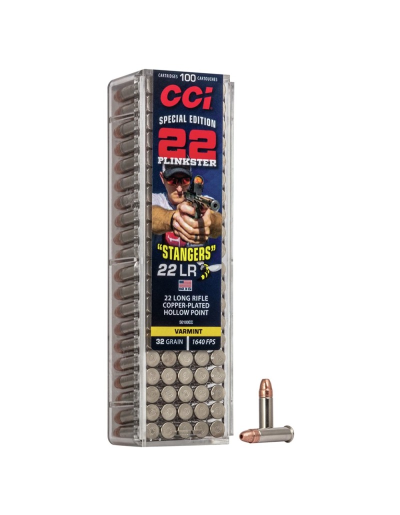 008878 : MUNITION CCI 22LR STANGERS HYPER VELOCITY 32 GRAINS X100