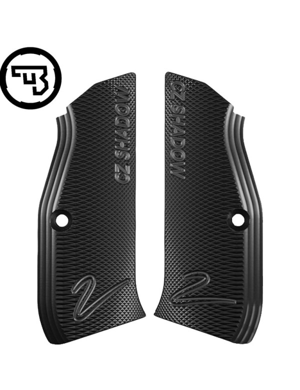 PLAQUETTE ALU NOIRE LONGUE CZ SHADOW 2