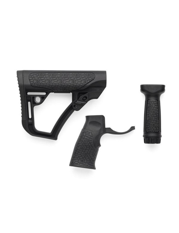 KIT CROSSE 3 PCS BLACK BUTTSTOCK PISTOL & VERTICAL GRIPCOMBO PICA