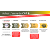 CARABINE DERYA TM22 black CALIBRE 22 LONG RIFLE
