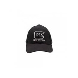 CASQUETTE GLOCK "PERFECTION" NOIR LOGO CENTRE