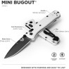 COUTEAU BENCHMADE MINIBUGOUT 71MM GRIVORY