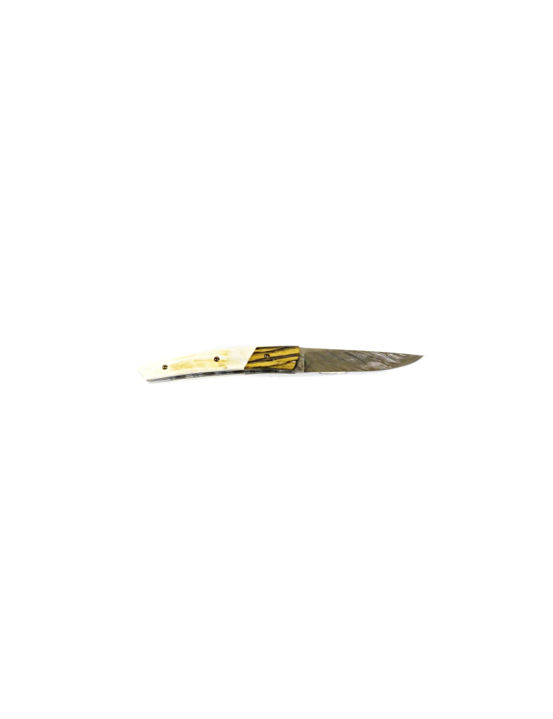 COUTEAU LOCAU THIERS L'ELEGANT DAMAS MANCHE PHACO + EBENE