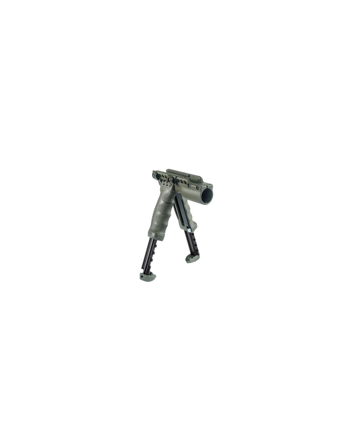 POIGNEE BIPIED FAB DEFENCE ROTATIVE VERTE AVEC SUPPORT LAMPE