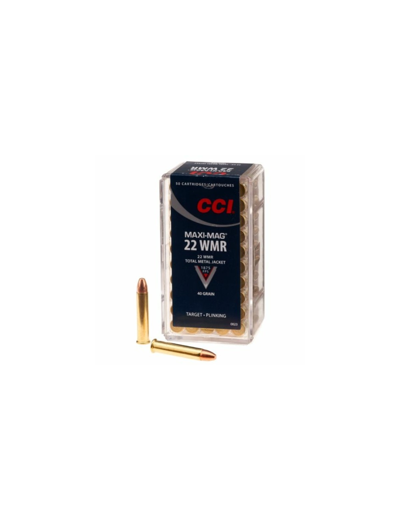 MUNITION CCI22 WMR HP MAXI MAG