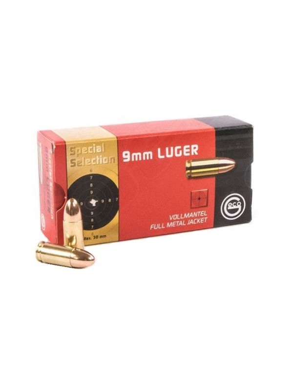 MUNITIONS GECO 9X19 SPECIAL SELECTION 124GR FMJ ( X 50 )