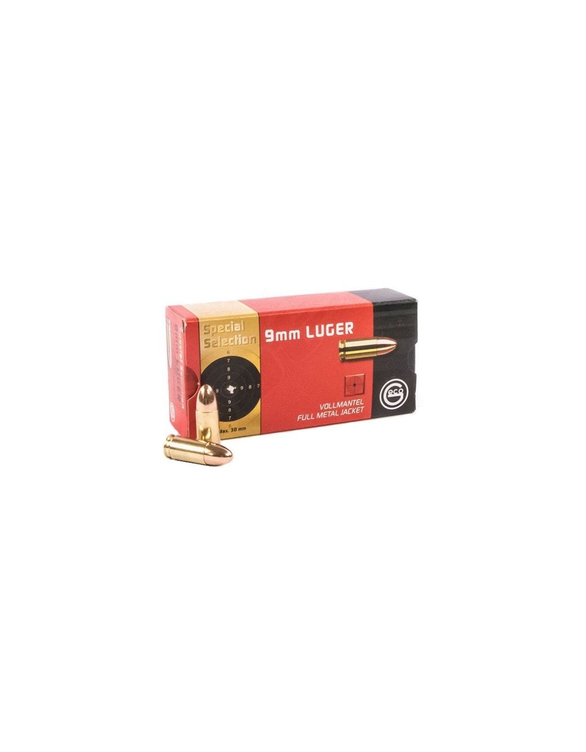 MUNITIONS GECO 9X19 SPECIAL SELECTION 124GR FMJ ( X 50 )