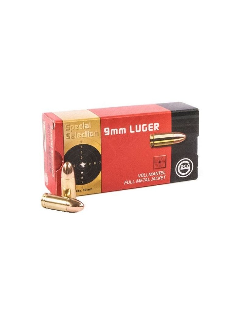 MUNITIONS GECO 9X19 SPECIAL SELECTION 124GR FMJ ( X 50 )