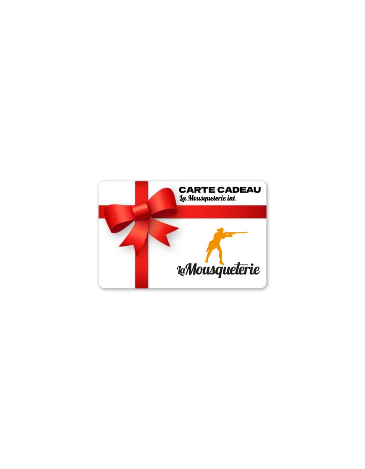 CARTE CADEAU LA MOUSQUETERIE INT