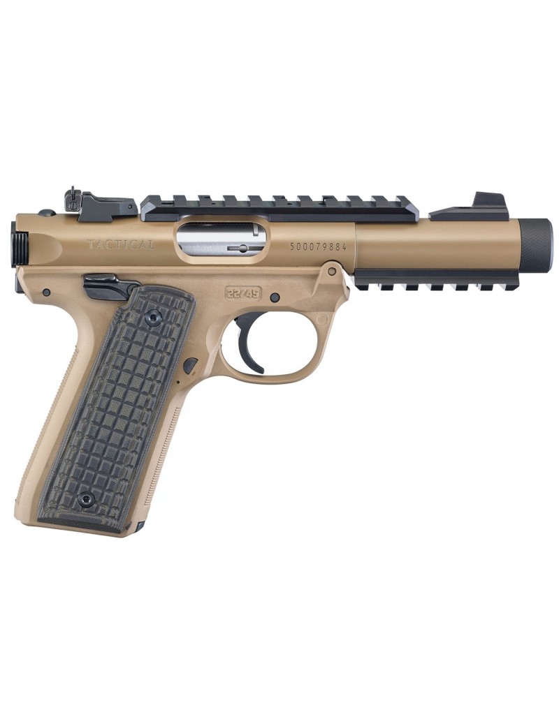 PISTOLET RUGER MARK IV 22/45 CERAKOTE BROWN 22LR