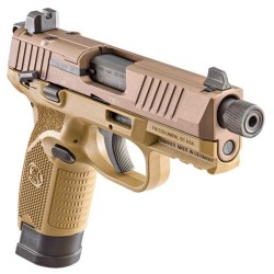 PISTOLET FNH USA 502 CALIBRE 22 LONG RIFLE FDE
