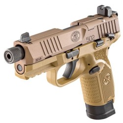 PISTOLET FNH USA 502 CALIBRE 22 LONG RIFLE FDE