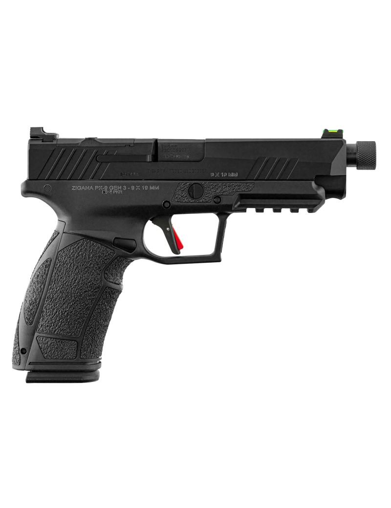 Pistolet TISAS PX-9 TACTICAL calibre 9x19 mm Noir Fileté