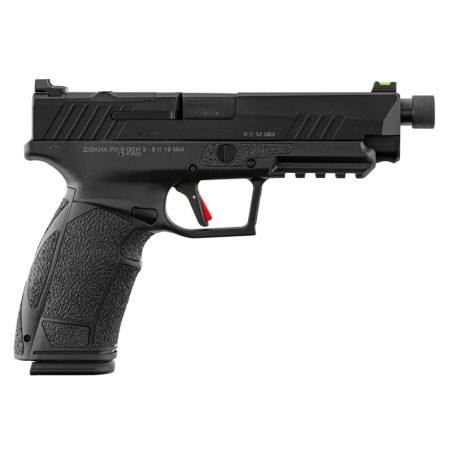 Pistolet TISAS PX-9 TACTICAL calibre 9x19 mm Noir Fileté