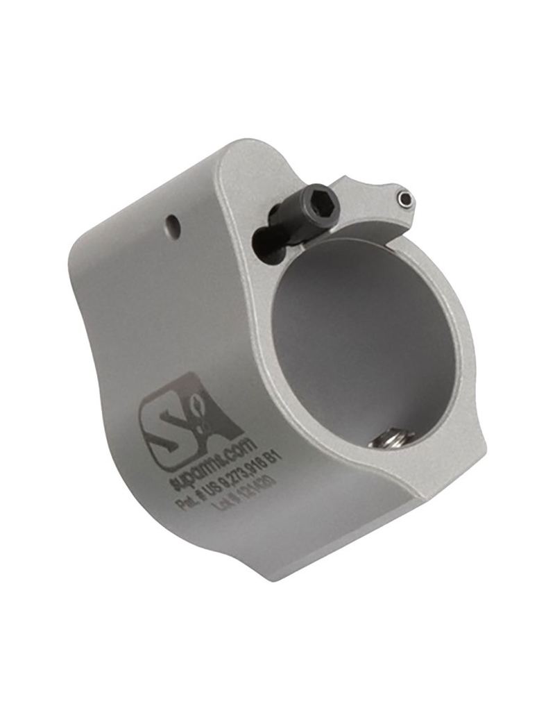 SUPERLATIVE ARMS AR-15 SOLID ADJUSTABLE GAS BLOCK .750" BLACK