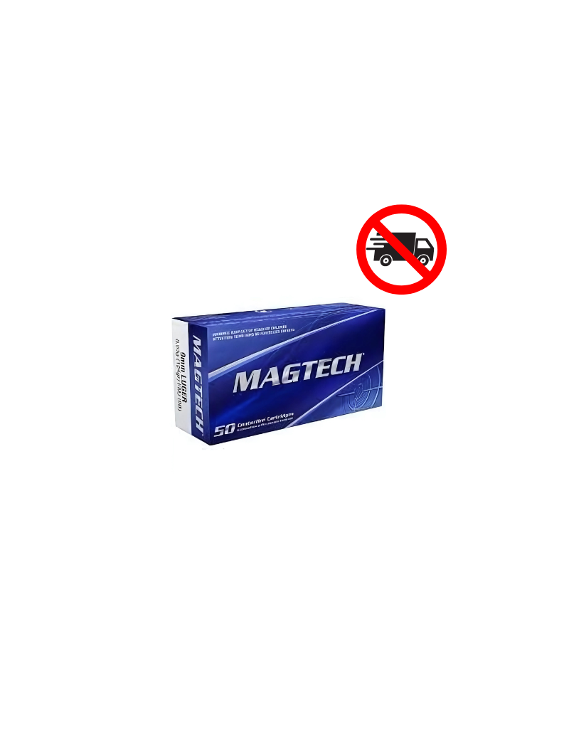 MUNITION MAGTECH 9MM LUGER 124GRS FMJ