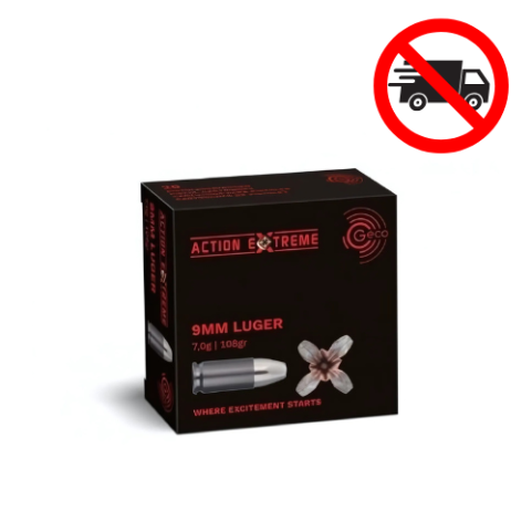 MUNITION GECO 9MM LUGER ACTION EXTREME 108 X20