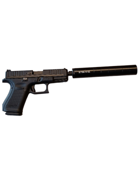 OCCASION PISTOLET GLOCK 44 CANON FILETE CALIBRE 22 LONG RIFLE