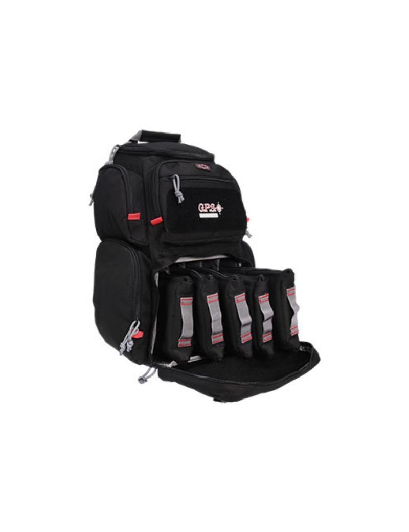 GPS SAC A DOS DE TIR POUR ARME DE POING NOIR 3 ARMES PISTOLERO