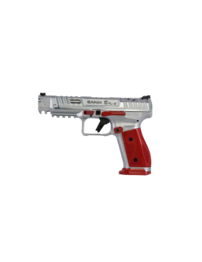 PISTOLET CANIK SFX RIVAL S CHROME CALIBRE 9X19  ROUGE