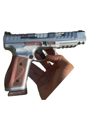 PISTOLET CANIK SFX RIVAL S CHROME CALIBRE 9X19 BRONZE / VIOLET