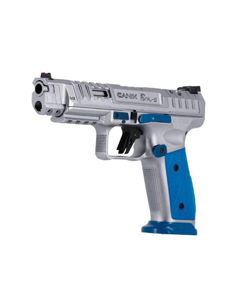 PISTOLET CANIK SFX RIVAL S CHROME CALIBRE 9X19 BLUE