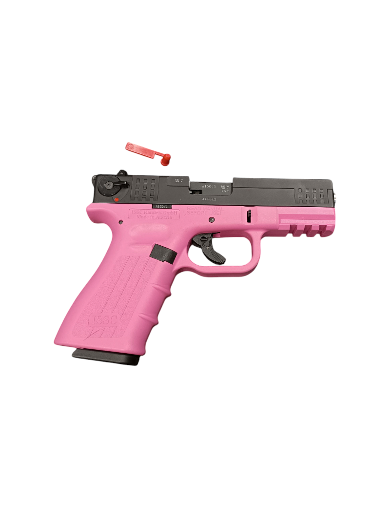 "PROMO"PISTOLET ISSC M22 BICOLOR ROSE NOIR CAL :22LR