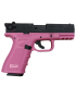 "PROMO"PISTOLET ISSC M22 BICOLOR ROSE NOIR CAL :22LR