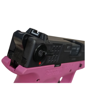 "PROMO"PISTOLET ISSC M22 BICOLOR ROSE NOIR CAL :22LR
