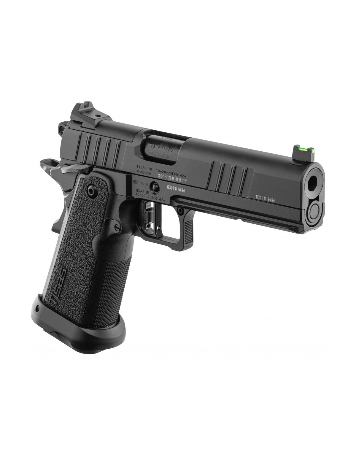 PISTOLET TISAS 2011 DUTY BULL BARREL 5" FULL FRAME CALIBRE 9X19 OPTIC READY