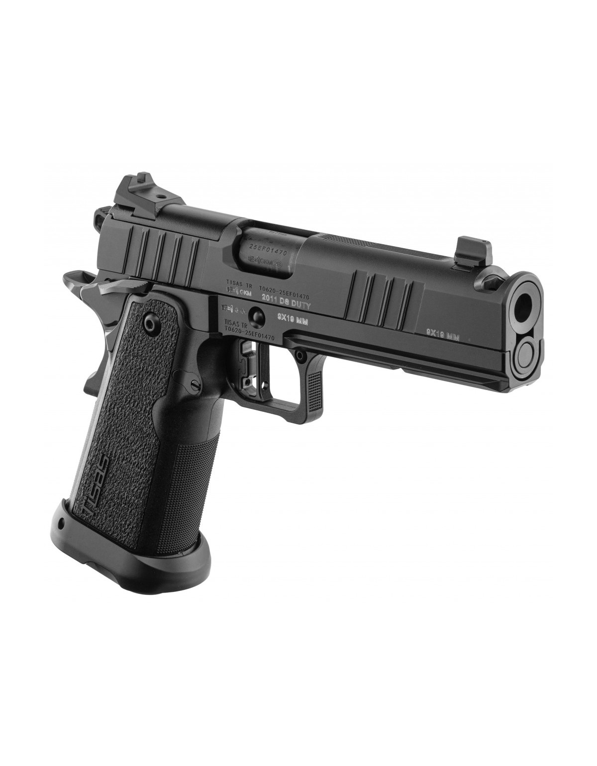 PISTOLET TISAS 2011 DUTY BULL BARREL 5" COMPENSATED CAL: 9X19 OPTIC READY