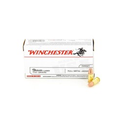 MUNITION WINCHESTER 9X19 147GRS FMJ FN X50