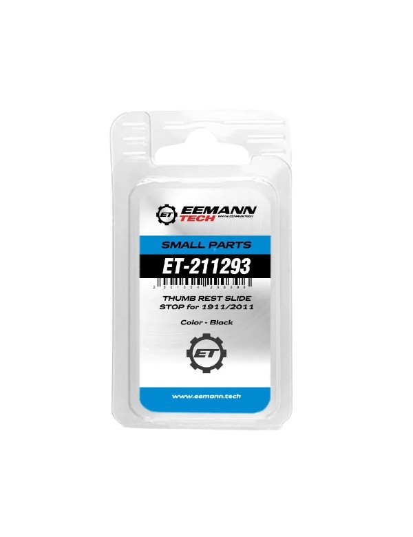 EEMANN TECH THUMB REST SLIDE STOP FOR 1911/2011 BLACK