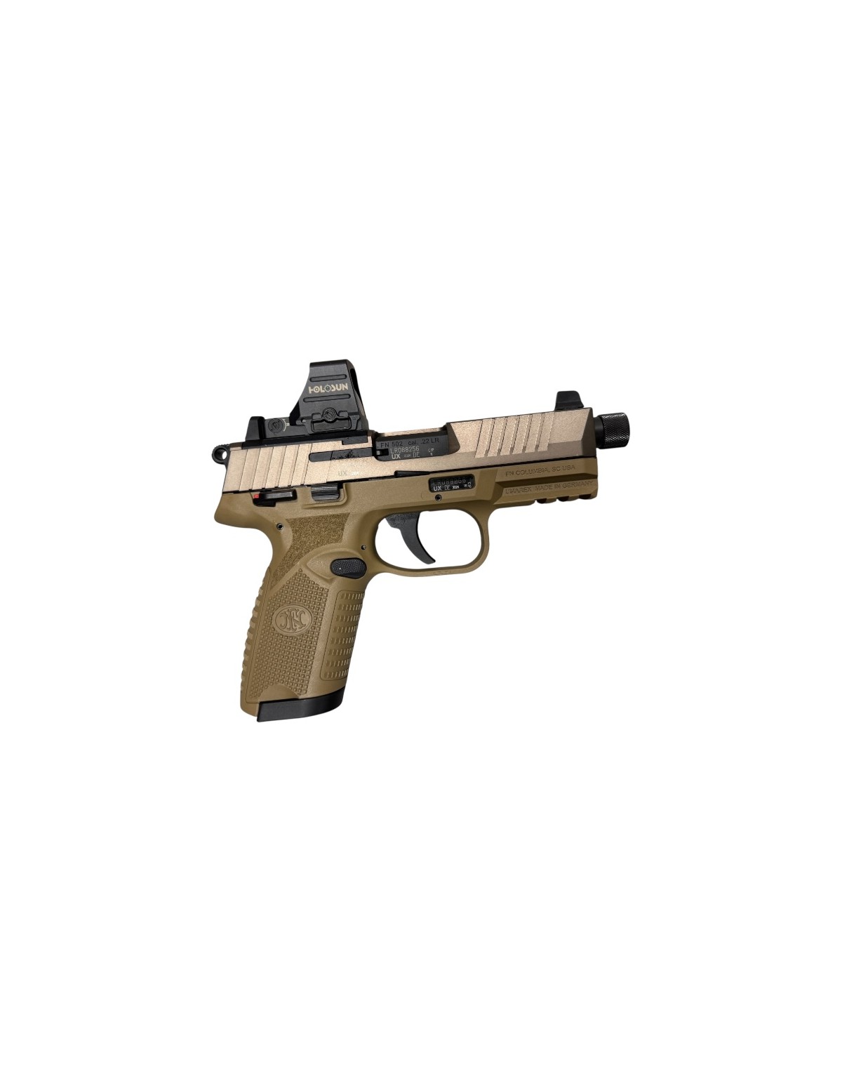 FN 502 FDE 22 LONG RIFLE + HOLOSUN 507 COMPETITION OCCASION