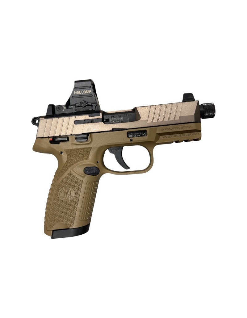 FN 502 FDE 22 LONG RIFLE + HOLOSUN 507 COMPETITION OCCASION