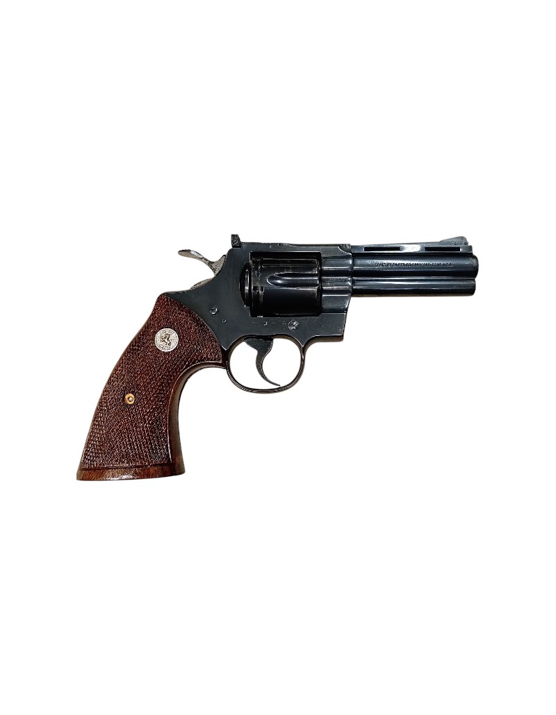 REVOLVER COLT PYTHON BLUED 4" 357 MAGNUM OCCASION