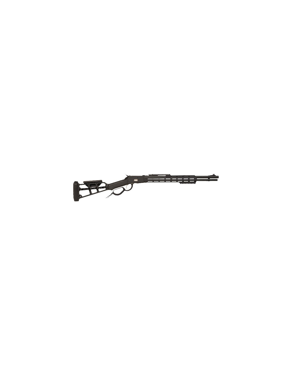 CARABINE HUGTEK LVR44 NOIR FILETE CALIBRE 44 REM MAG