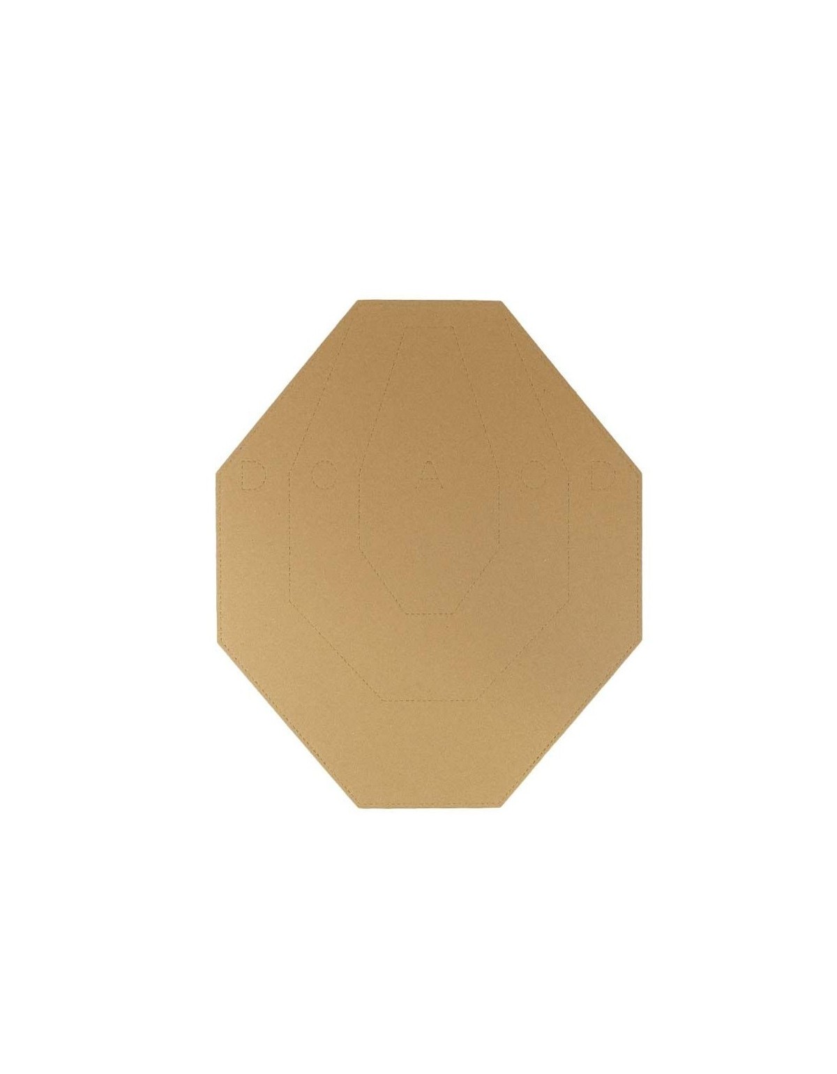 CIBLES IPSC Target TAN/WHITE - 100 pcs./Pack