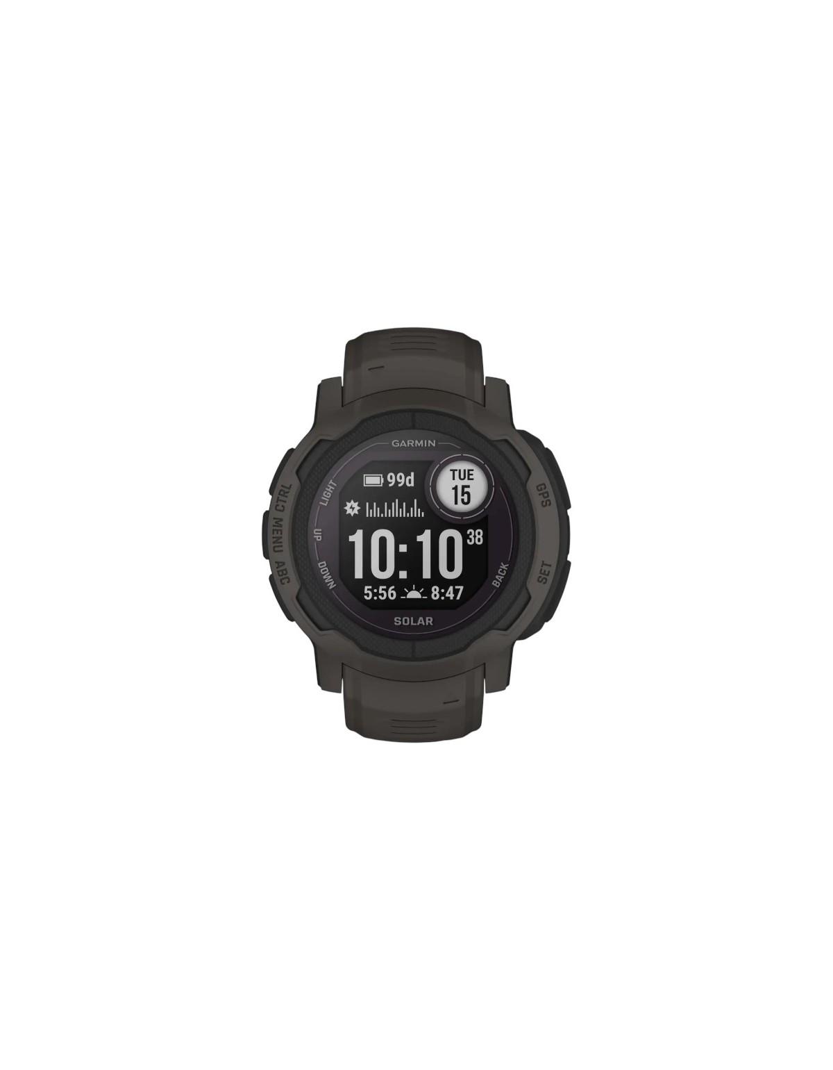MONTRE GARMIN GPS MULTI-FONCTION INSTINCT SOLAR GRISE GRAPHITE