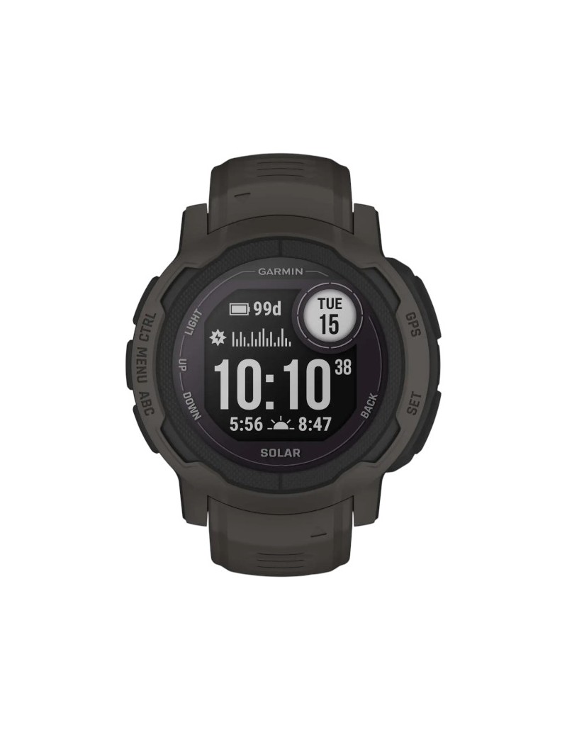 MONTRE GARMIN GPS MULTI-FONCTION INSTINCT SOLAR GRISE GRAPHITE