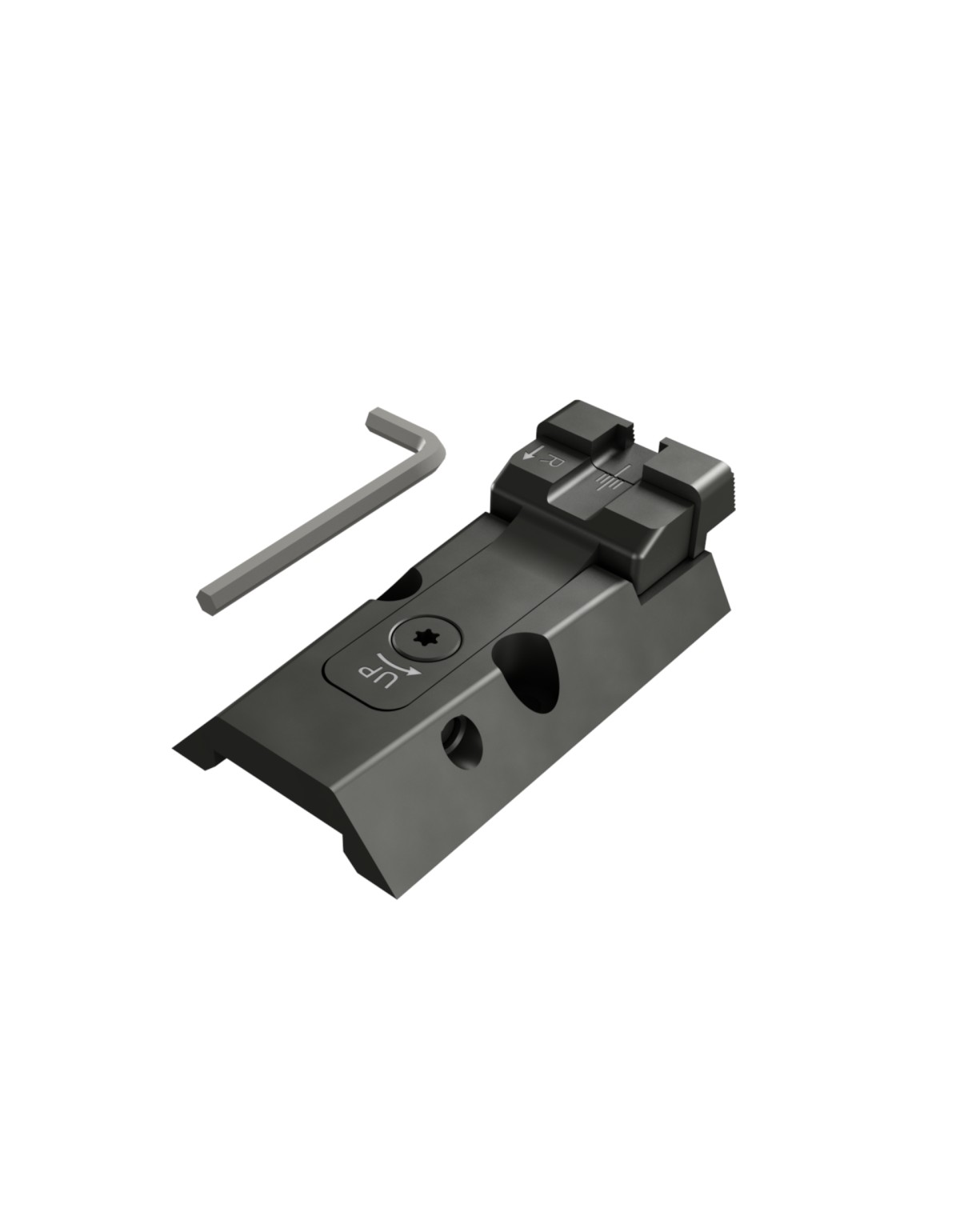 HAUSSE REGLABLE AVEC PLATINE NOIRE SFX/COMBAT