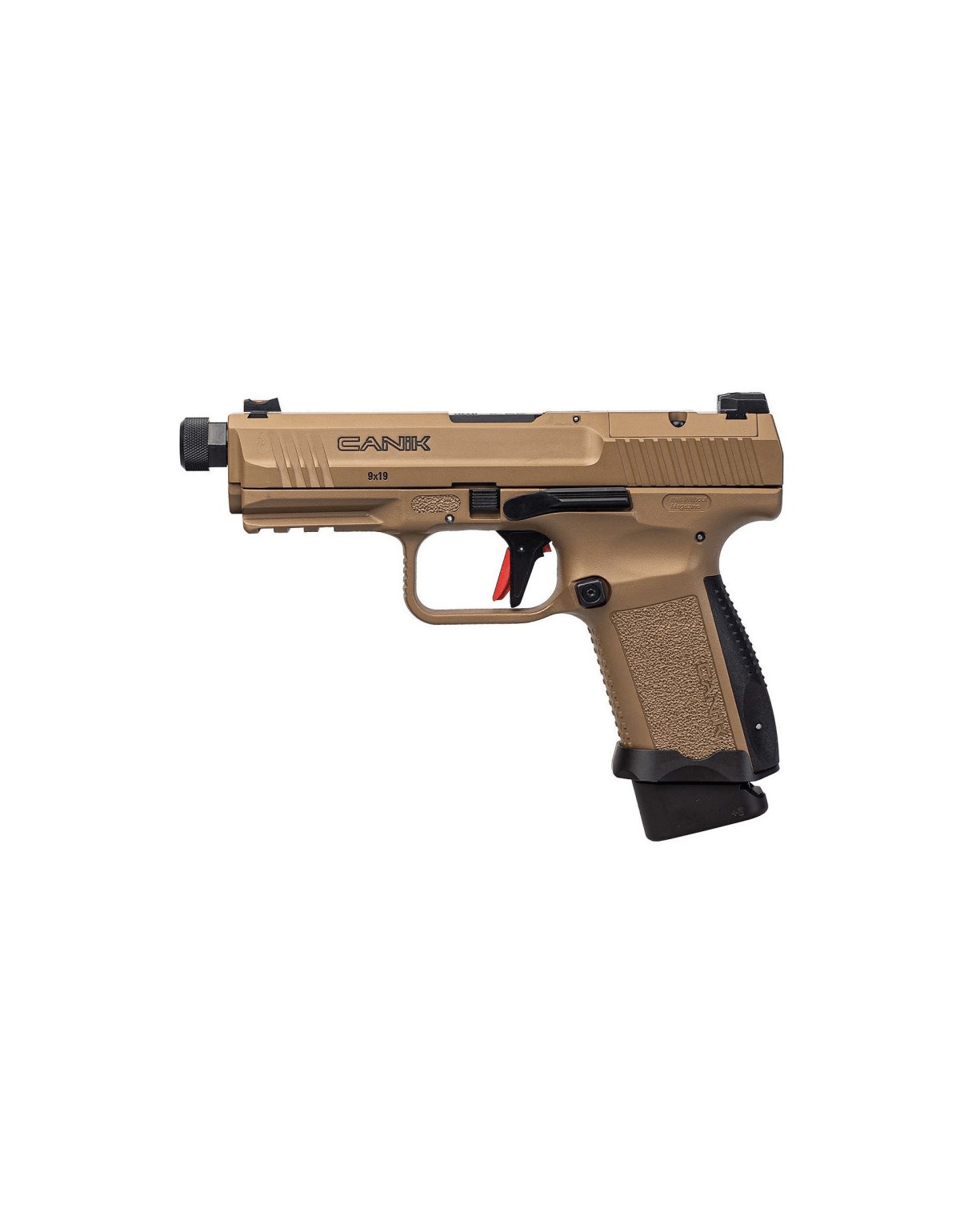 PISTOLET CANIK TP9 ELITE COMBAT FDE (FLAT DARK EARTH) CAL: 9X19