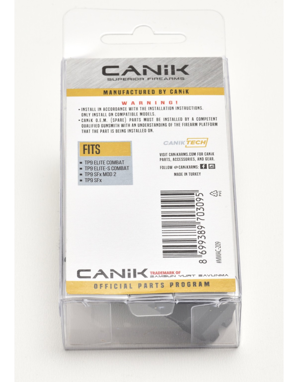 HAUSSE / GUIDON WARREN POINT BLANC CANIK TP9