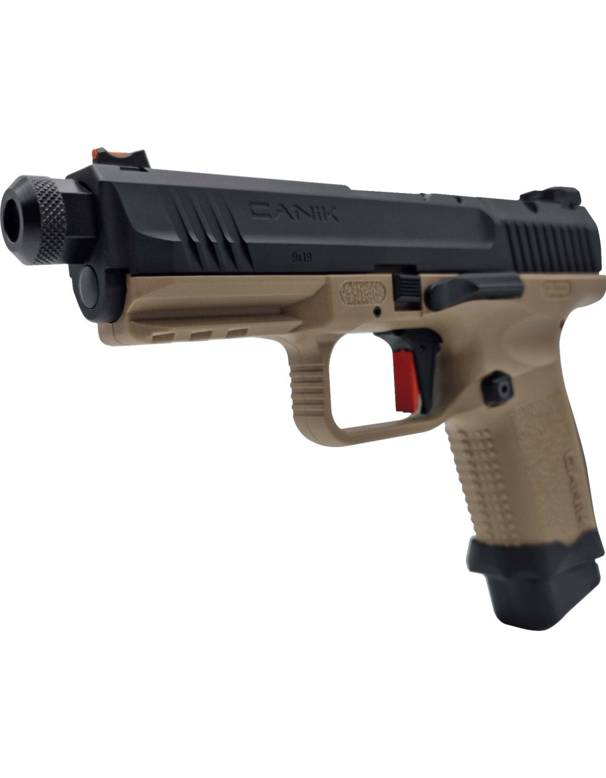 Canik TP9 Elite Combat GBB — Noir & FDE (bicolore) — Cybergun / AWC