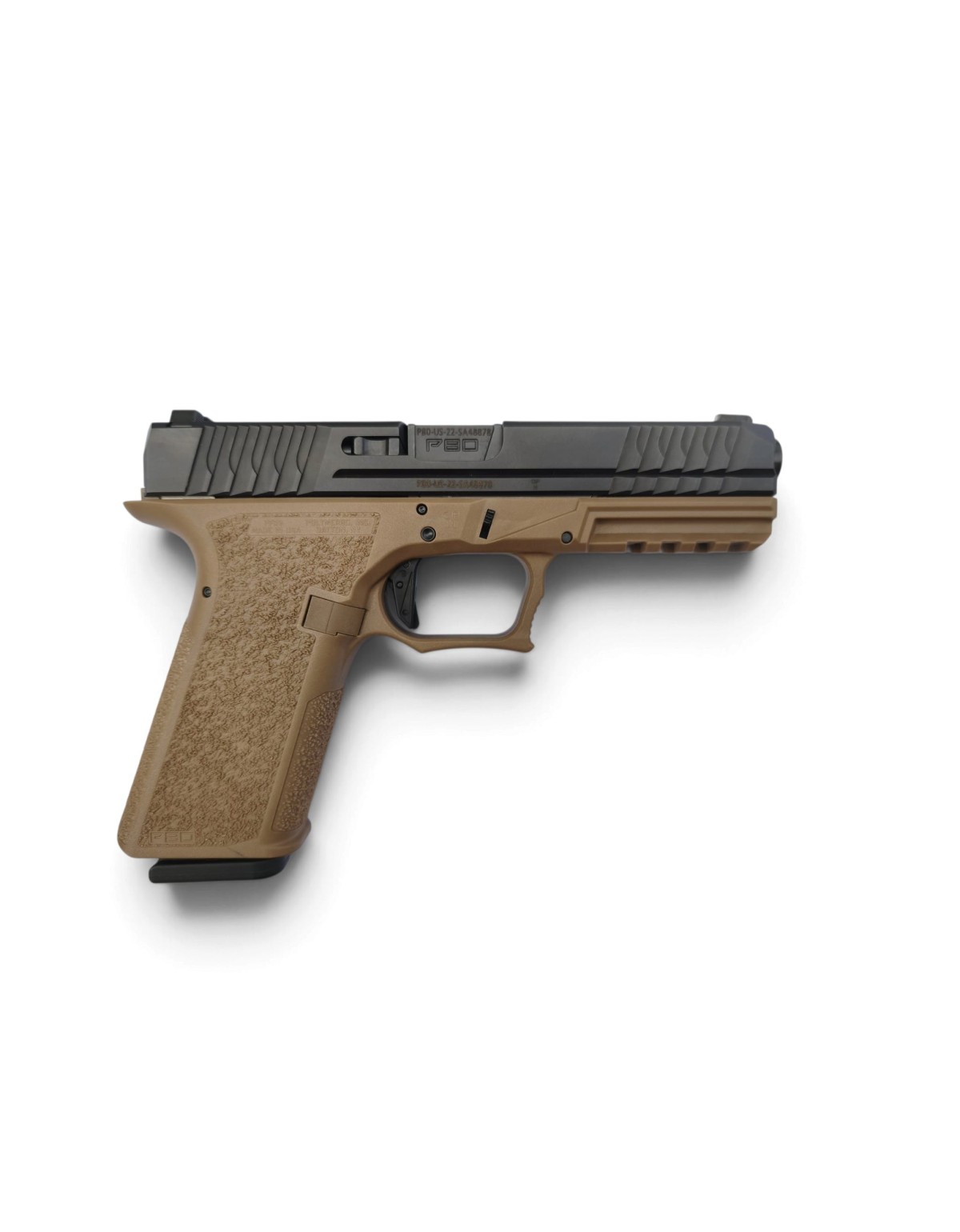 PISTOLET POLYMER 80 PFS9 FULL SIZE FDE CAL : 9X19