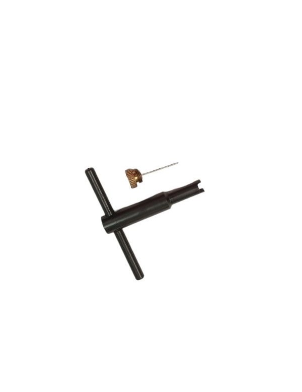 **006929** CLE DE CHEMINEE AVEC AIGUILLE / LAITON
