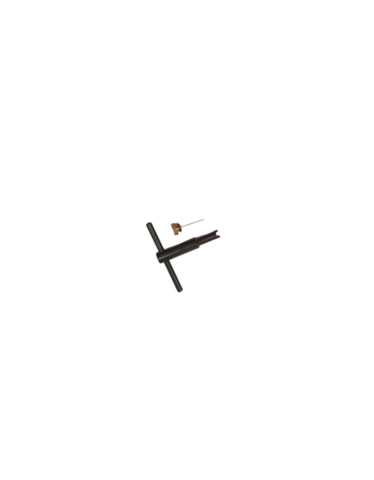 **006929** CLE DE CHEMINEE AVEC AIGUILLE / LAITON