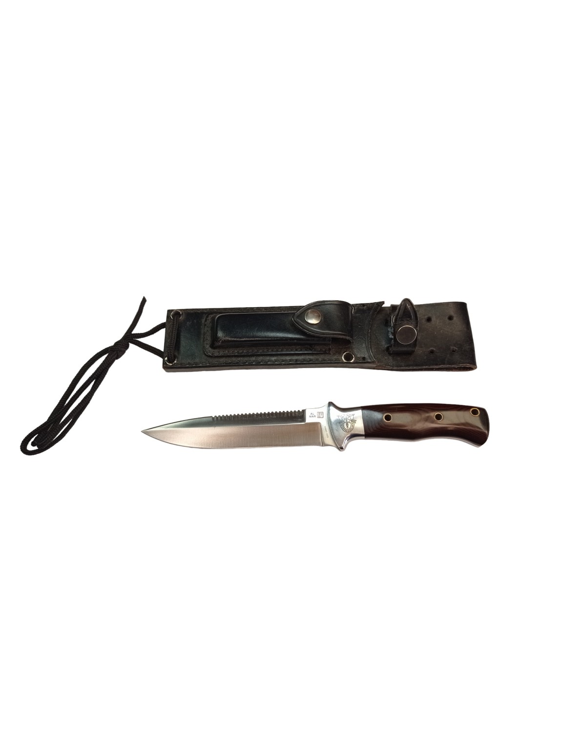 **0004632** occasion couteau de collection AL MAR DE OPPRESSO LIBER avec son étuis cuir