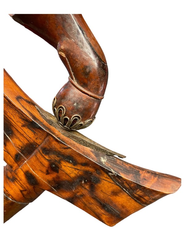 **0004387** Kriss indonésien en acier et bois précieux simple