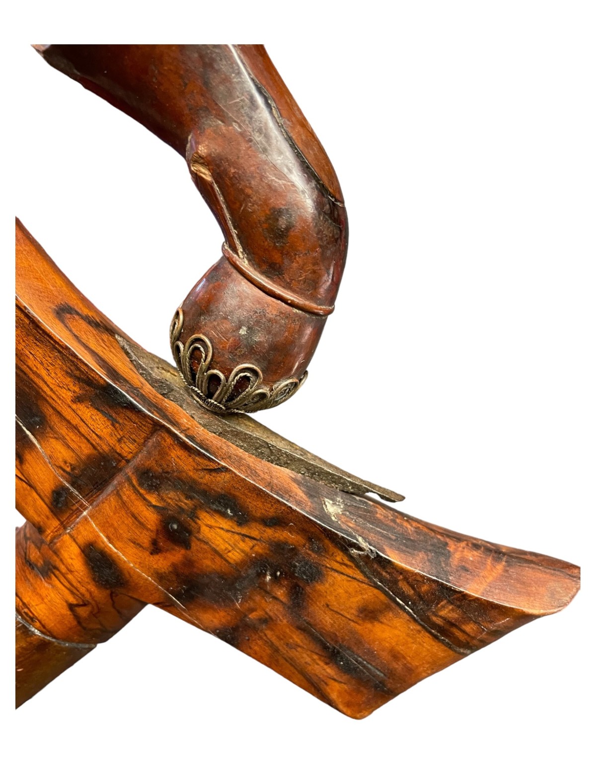 **0004387** Kriss indonésien en acier et bois précieux simple